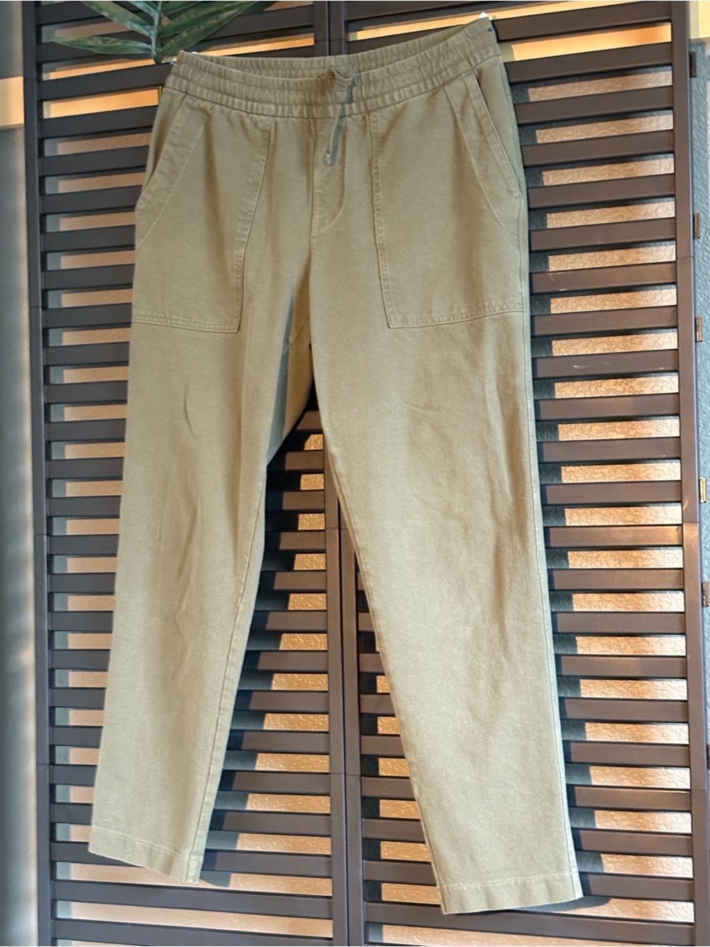 Uniqlo Olive Drawstring Chinos